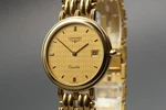 Near Mint Longines L161.4 6980 31MM Gold Dial Date Quartz Mens Watch Japan. Fixed Price $237.41.