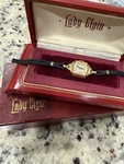 Rare Antique 1946 Lady Elgin 14K Solid Gold Dainty Mechanical Watch For Repair. Fixed Price $500.00.