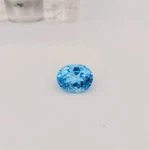 Swiss Blue Topaz Oval Cut 8.85 Ct Untreated Gemstone. Fixed Price $118.50.
