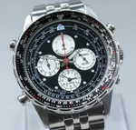Size Mint Seiko Flightmaster 7T34-6A90 42MM Chronograph Qz Men's Watch. Fixed Price $399.90.