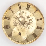 Unsigned Swiss 43.6 X 8.7 Mm Key Wind Antique Pocket Watch Movement, Ticks Bit. Fixed Price $100.00.