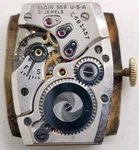 Vintage Lord Elgin Cal. 559 21 Jewel Watch Movement For Repair. Fixed Price $25.00.