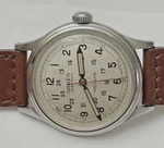 Vintage 1940S Gruen "pan Am" Precision Military Men's Watch. Fixed Price $599.00.