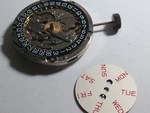 Gruen 512CD Day/date Movement, 17 Jewels, Wind Watch, Runs. Fixed Price $195.00.