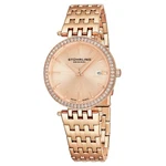 Stuhrling Garland Women's 34MM Rose Gold Steel Bracelet & Case Date Watch 579.04. Fixed Price $85.00.