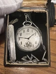Gruen Verithin Wadsworth 1920S Pocket Watch 17 Jewels 14K Gf Winds Runs W/box. Fixed Price $425.00.