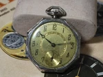 Vintage Swiss Gallet Gf 12S 6J Open Face Pocket Watch --for Repair /parts. Fixed Price $51.53.