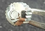 Omega Water Resistant Crown, Steel, Part Number 42075. Fixed Price $43.50.