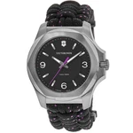 New Victorinox Swiss Army I.n.o.x. Quartz Black Dial Women's Watch 241918. Fixed Price $199.00.