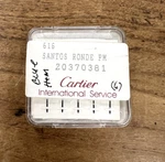 Genuine New Cartier Santos Ronde Pm Two Hand Set Blue #20370381. Fixed Price $45.00.