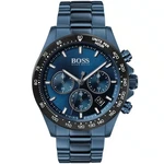Hugo Boss Hero 1513758 Men's Chronograph Watch Blue Dial Metal Strap. Fixed Price $249.00.