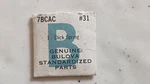 Original Bulova Ratchet Click Springs #31 - 7BCAC Nos. Fixed Price $7.00.