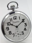 Beauvais Wakmann Railroad Cal. 40, 17J French Pocket Watch 49.4MM Runs (lo). Fixed Price $74.95.