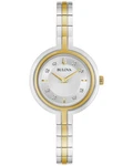98P193 Bulova Rhapsody White Dial Stainless Steel Women's Watch. Fixed Price $200.00.