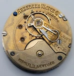 Aberdeen Watch Co. 18S Pocket Movement W/ Dial & Hands 21J- SB9H. Fixed Price $119.95.