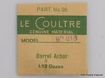 Jaeger Lecoultre Barrel Arbor Cal. 818 Part #36. Fixed Price $29.95.