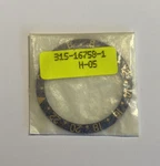 Nos Genuine Rolex Bezel Insert 315-16758-1 Gmt Black/gold New. Fixed Price $356.19.