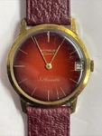 Wittnauer Geneve Silhouette Watch Swiss Handwinding 17J Gp Date Cal. C11M1 Mens. Fixed Price $179.00.
