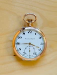 2T321 Antique Iwc Silver Pocket Watch, Cal: H6 / 31457. Fixed Price $1194.28.