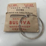 Nos! Bulova Accutron Spaceview A1271EY Press Type Dome Watch Crystal 31.1MM. Fixed Price $49.88.