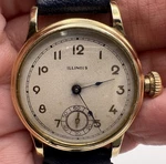 Illinois 307 17J Vintage Mechanical Watch Running Arabic Dial, Sub Seconds. Fixed Price $449.00.