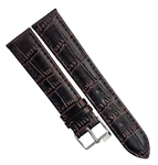 Watch Band D.brown Genuine Leather Alligator Grain Flat Stitches 20X18MM. Fixed Price $15.59.