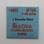 Bulova Watch Part 10BCC (11AB/10BUC/11ABC) Female Stem #16C 9.40MM. Fixed Price $5.00.