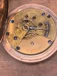 Early Elgin B.w. Raymond Pocket Watch 18S 15J Serial 37398 (C.1872-1873). Fixed Price $200.00.