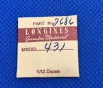 Longines 431 Part# 2686 Intermediate Date-wheel Tube. Sealed. Nos. 43-46. Fixed Price $39.99.