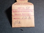 Vacheron Constantin 153 51 Setting Lever Screw, For Watch Repair. Fixed Price $25.00.