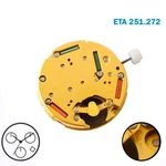 Eta Swiss Movement 251.272, Black Date Disk 4, Chronograph.. Fixed Price $125.00.