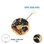 Eta 256.041 Swiss Made MOVEMENT-2 Hands-black Date Disk 6-H:3.09MM-6 Jewels. Fixed Price $73.70.