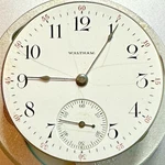 * 16 Size Waltham 17J Royal 1888 Of Pocket Watch Movement Runs N5. Fixed Price $44.99.