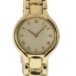 Ebel Beluga 884960 24MM 18K Yellow Gold Cream Roman Quartz 1YRWARRANTY #608. Fixed Price $13995.00.