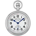 Gotham Men's Stainless Steel 17 Jewel Mechanical Railroad Pocket Watch. Fixed Price $179.95.