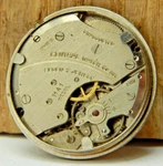 Vintage Belforte Central 7 Jewel 11A1 Men's Wrist Watch Movement W/ Dial & Hands. Fixed Price $49.00.