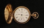 Antique Elgin Model 1, Series 2, Grade 95, Gold Gilt Pocket Watch Double Hunter. Fixed Price $250.00.