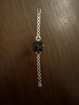 Caravelle By Bulova Womens Two Tone Watch Gold Silver Black Jewelrey Mix Metal. Fixed Price $13.00.
