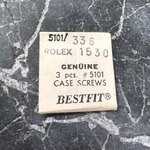 Bestfit Part Vintage Rolex Submariner 1530 Watch Flat Head Case Screw 5101 336. Fixed Price $24.99.